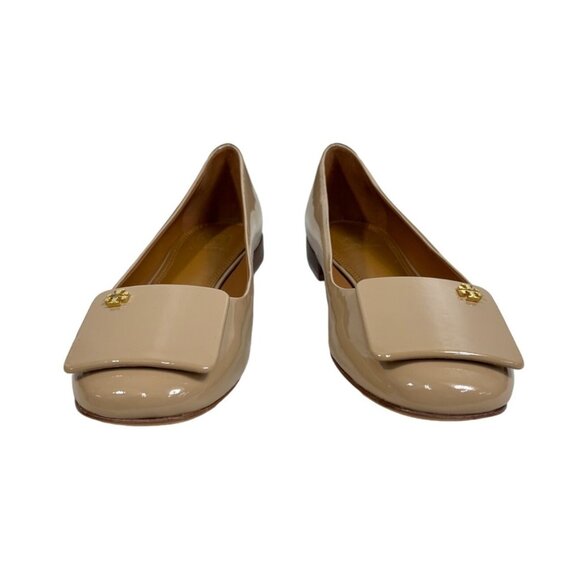 Tory Burch Women’s Yardley Camellia Pink Flat Patent Calf Sz 9 - New - Picture 2 of 12